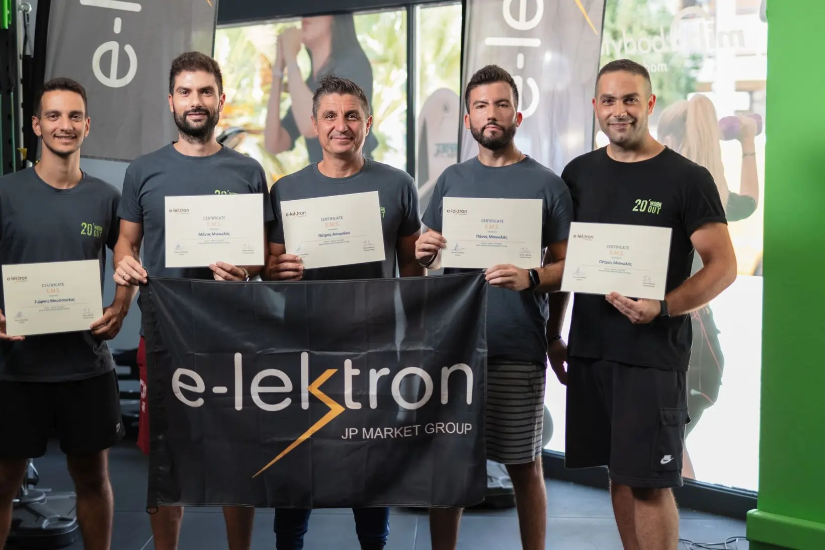 Προπόνηση με στολή EMS — 20' Workout × e-lektron